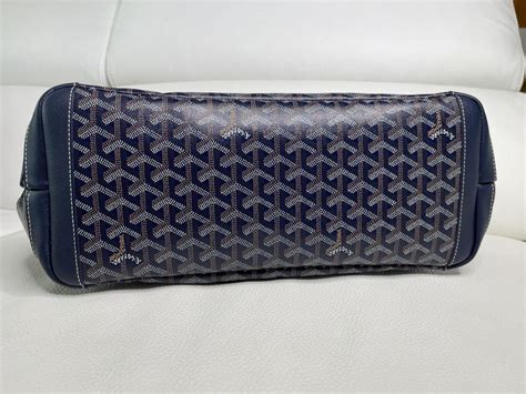 goyard navy blue|goyard artois mm price.